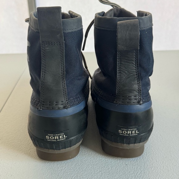 Sorel Men's Cheyanne Blue And Black Waterproof Duck Boot Size 8 - Picture 4 of 10